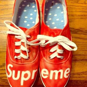 Custom Red shoes 8W